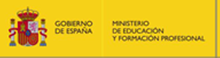 logotipo de ministerio de educación y formación profesional, gobierno de España
