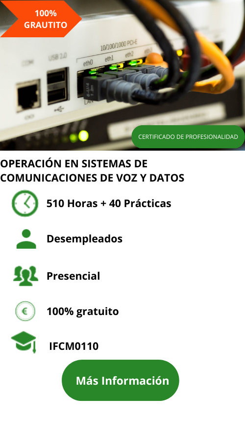 resumen curso operación ene sistemas de comunicaciones de voz y datos IFCM0110